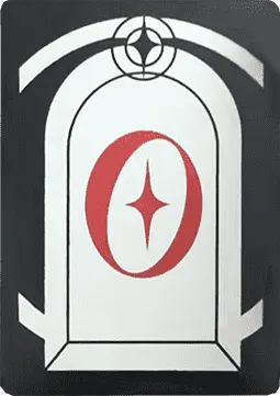 An Encyclopedia of Magic Face Card "O"