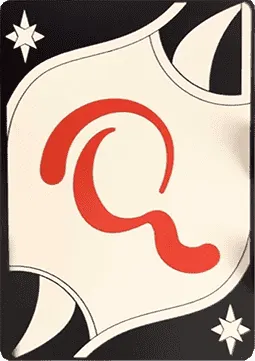 An Encyclopedia of Magic Face Card "Q"