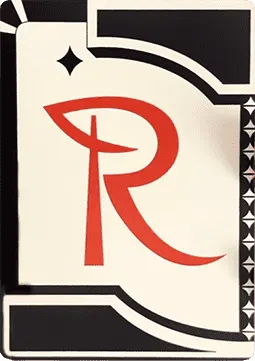 An Encyclopedia of Magic Face Card "R"