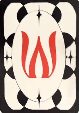 An Encyclopedia of Magic Face Card "W"