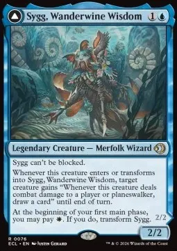 Sygg, Wanderwine Wisdom // Sygg, Wanderbrine Shield