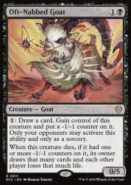 Oft-Nabbed Goat