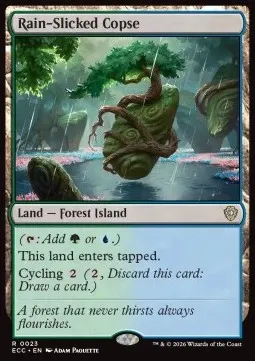 Rain-Slicked Copse
