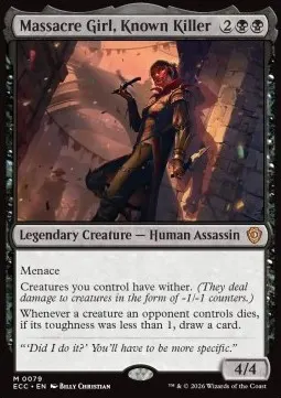 Massacre Girl, Known Killer