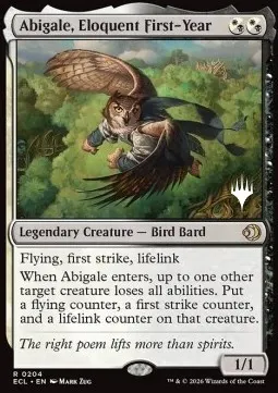 Abigale, Eloquent First-Year