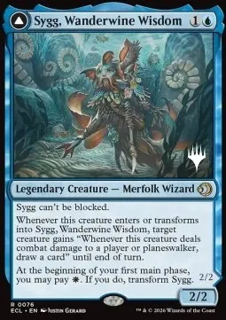 Sygg, Wanderwine Wisdom // Sygg, Wanderbrine Shield