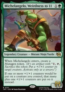 Michelangelo, Weirdness to 11