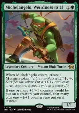 Michelangelo, Weirdness to 11