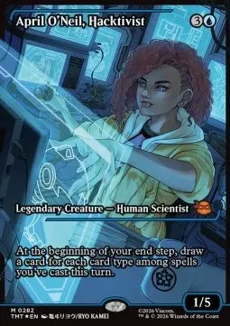 April O'Neil, Hacktivist