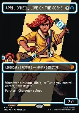 April O'Neil, Live on the Scene