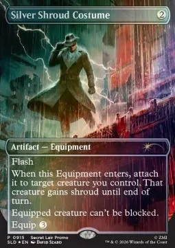Silver Shroud Costume