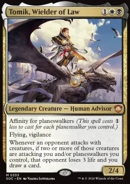Tomik, Wielder of Law