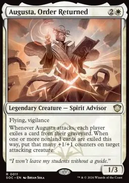 Augusta, Order Returned