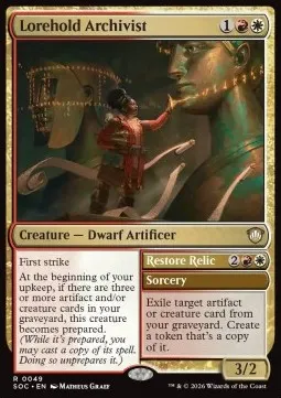 Lorehold Archivist // Restore Relic