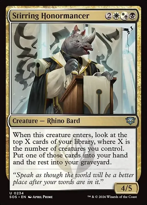 Stirring Honormancer