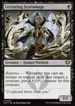 Lecturing Scornmage