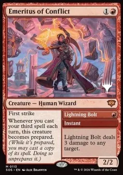Emeritus of Conflict // Lightning Bolt