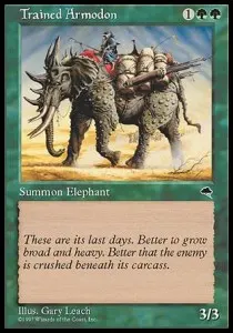 Trained Armodon