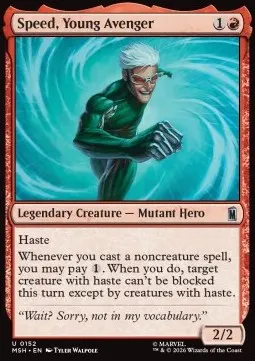 Speed, Young Avenger