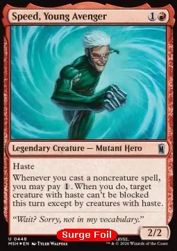 Speed, Young Avenger