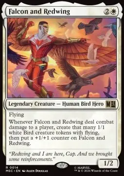 Falcon and Redwing