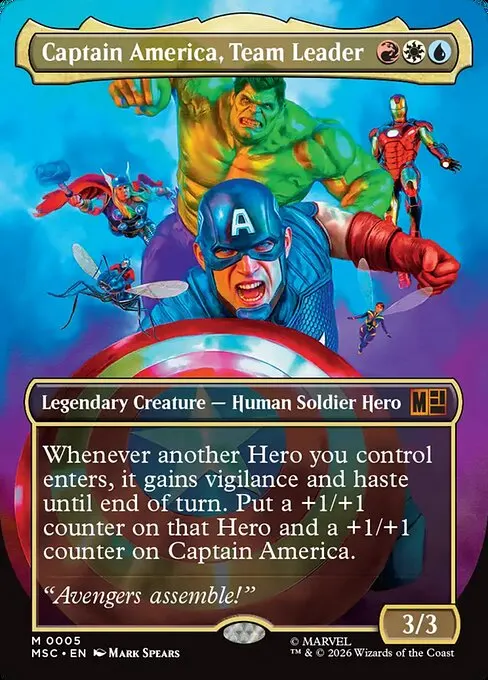 Captain America, Team Leader