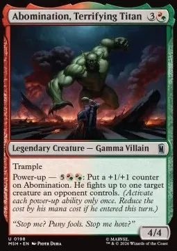 Abomination, Terrifying Titan