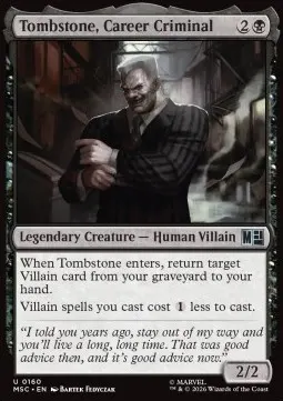 Tombstone, Career Criminal