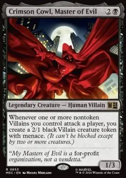 Crimson Cowl, Master of Evil