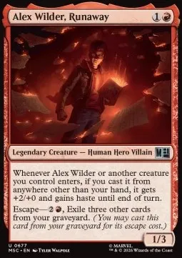Alex Wilder, Runaway