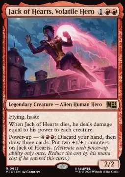 Jack of Hearts, Volatile Hero