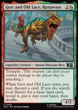 Gert and Old Lace, Runaways