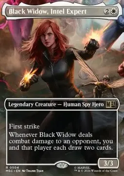 Black Widow, Intel Expert