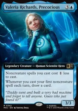 Valeria Richards, Precocious
