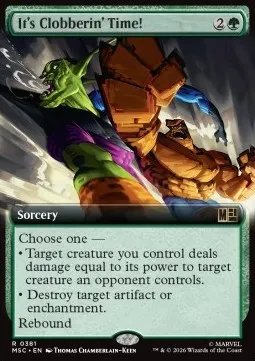 It's Clobberin' Time!