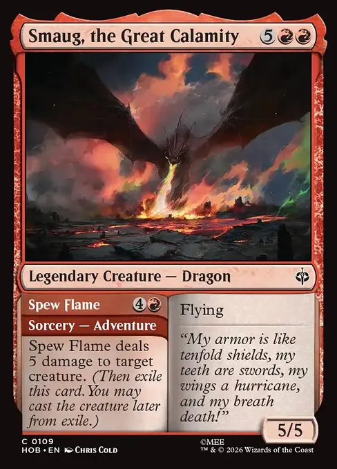 Smaug, the Great Calamity // Spew Flame