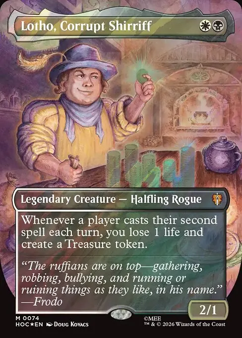 Lotho, Corrupt Shirriff