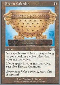 Bronze Calendar