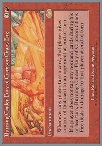 Burning Cinder Fury of Crimson Chaos Fire