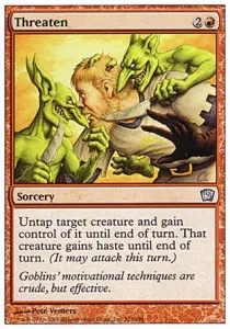 Threaten