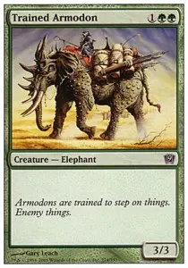 Trained Armodon