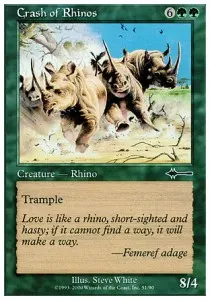 Crash of Rhinos
