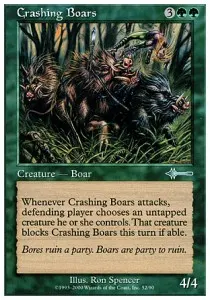 Crashing Boars