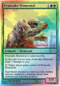 Fruitcake Elemental