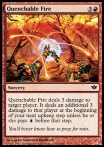 Quenchable Fire