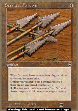 Serrated Arrows