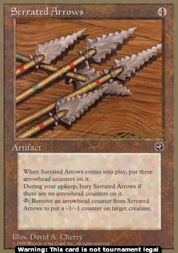 Serrated Arrows