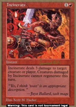 Incinerate