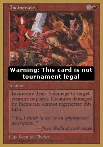 Incinerate