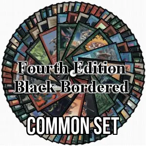 Fourth Edition Black Bordered Common Set